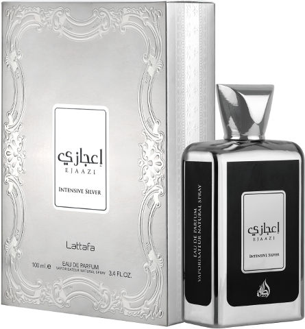 בושם לגבר לטאפה LATTAFA EJAAZI INTENSE SILVER 100 ML E.D.P