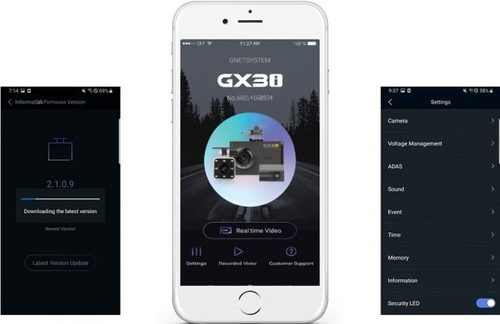 GX3i – מצלמת דרך תלת כיוונית באיכות FHD|FHD|FHD – מיוחדת למוניות!