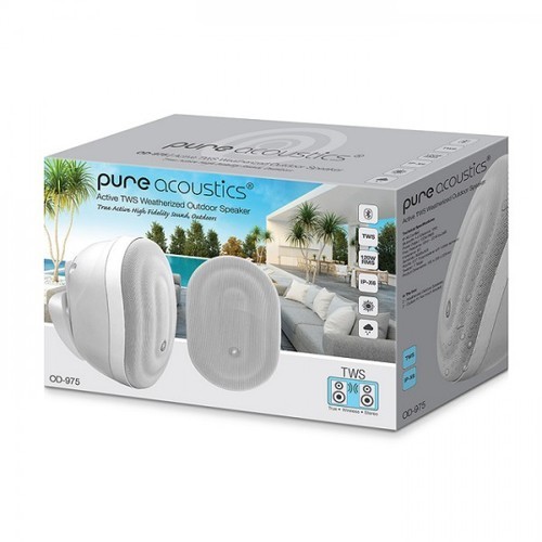 זוג רמקולים מוגברים OUTDOOR עמידים במים מבית Pure Acoustics OD975BT