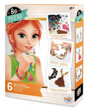 ערכת יצירה להכנת 6 צמידים, שרשראות ועגילים בסגנון בוהמי