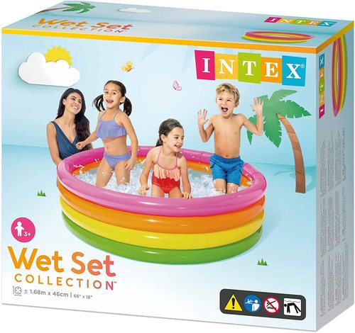 בריכה 4 קומות צבעי גלידה 168X46 ס