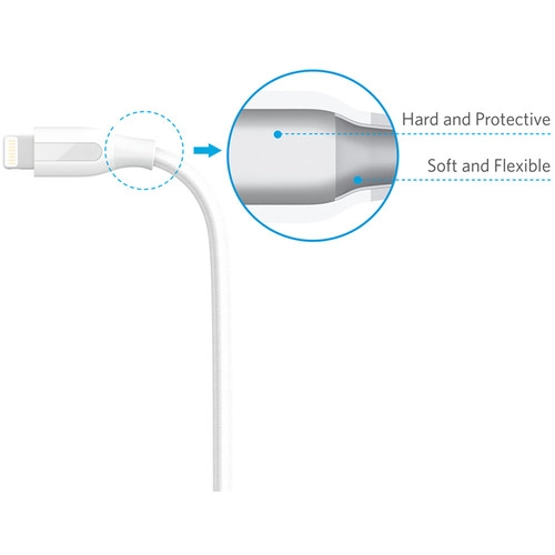 כבל סנכרון וטעינה ANKER PowerLine+ Lightning to USB-A - אורך 1.8 מטר