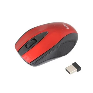 עכבר אלחוטי 2.4G אופטי אדום מבריק