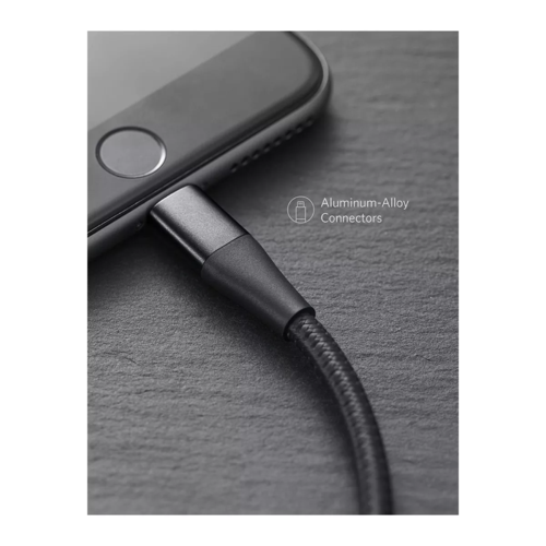 כבל סנכרון וטעינה Anker Powerline+ II חיבור USB-C ל Lightning - אורך 0.9 מטר