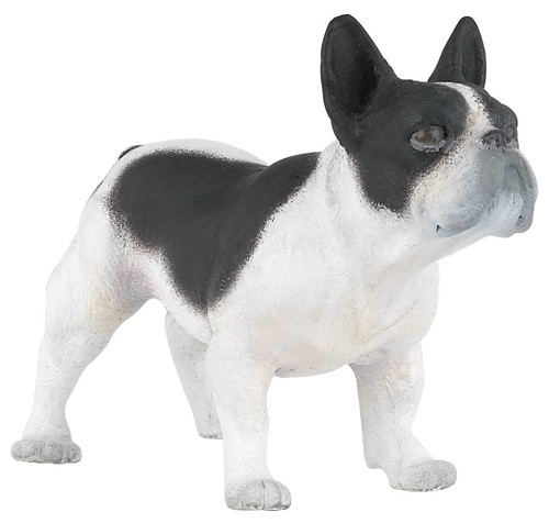 דמות מיניאטורה מגומי דחוס למשחקי דמיון - בולדוג צרפתי