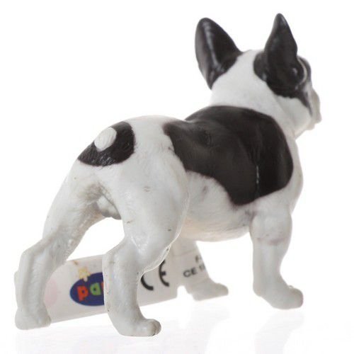 דמות מיניאטורה מגומי דחוס למשחקי דמיון - בולדוג צרפתי