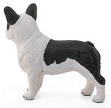 דמות מיניאטורה מגומי דחוס למשחקי דמיון - בולדוג צרפתי