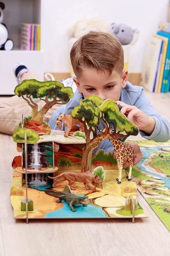 דמות מיניאטורה מגומי דחוס למשחקי דמיון - בולדוג צרפתי