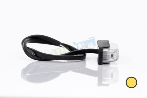 פנס סוכריה צהוב LED FT-013 Z + תושבת גומי