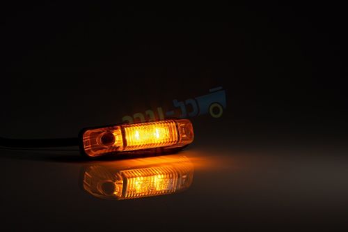 פנס סוכריה צהוב LED FT-013 Z + תושבת גומי