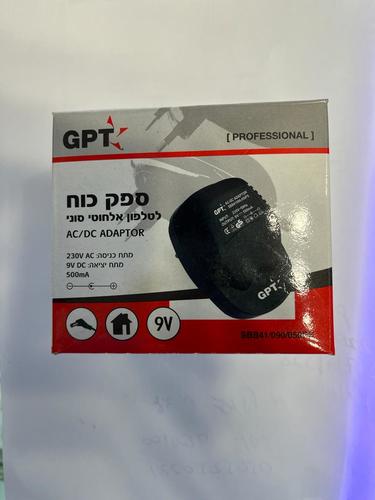 שנאי ספק כח 9V 500MA AC-DC ADAPTER PRO