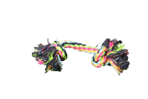 צעצוע חבל דנטלי 2 קשרים קטן 