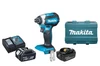 מברגת אימפקט נטענת בראשלס + 2 סוללות MAKITA DTD153RTE 18V 5Ah 