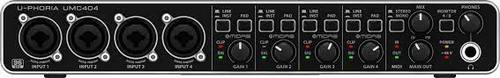 כרטיס קול Behringer U-PHORIA UMC404HD