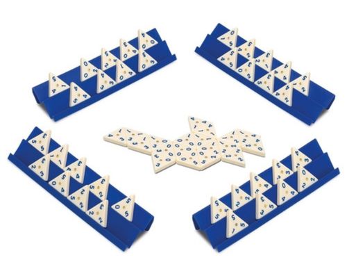 משחק דומינו משולשים למשחק מאתגר בין שניים לארבעה משתתפים 