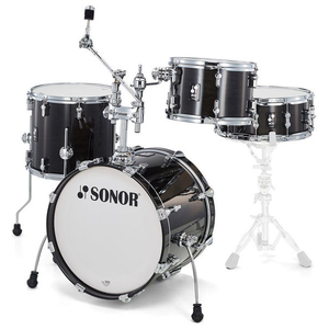 מערכת תופים 4 חלקים 18" AQ2 Bop set בצבע שחור מבית Sonor