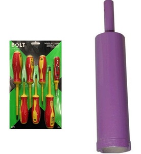 67X400X1/2 "מקדח יהלום"קוברה + מתנה סט 7 מברגים מקצועי מבודד לחשמלאים B
