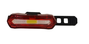 פנס נטען אחורי לאופניים בעל 3 מצבי תאורה עם טעינת USB