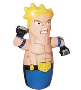 דמות מתנפחת אינטקס תלת מימדית לילדים - מתאגרף כחול 