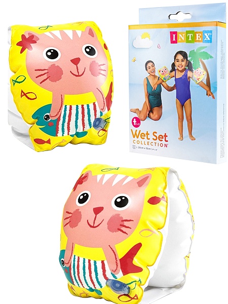 מצופים לפעוטות עם חתול (גילאי 3-½) INTEX דגם 56665EU