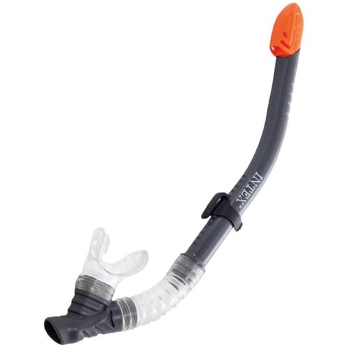סט צלילה הכולל משקפת פוליקרובנט ושנורקל Easy-Flow - שחור
