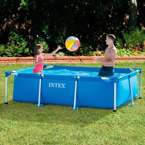 בריכת עמודים מלבנית מסדרת Rectangular Frame בגודל 2.2X1.5 מטר 28270 - כחול