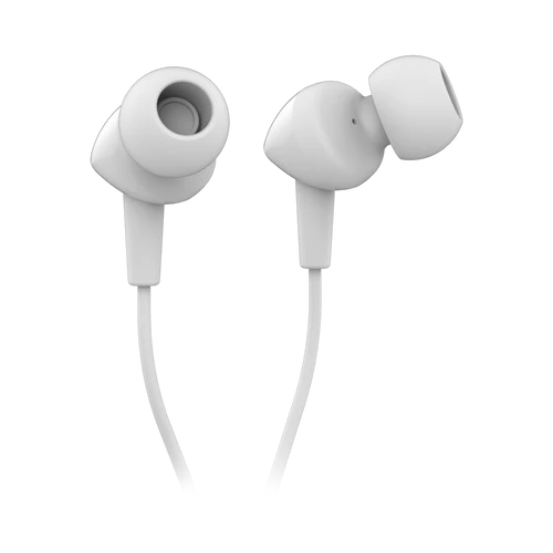 אוזניות ‏חוטיות JBL C100SI לבן - יבואן רשמי