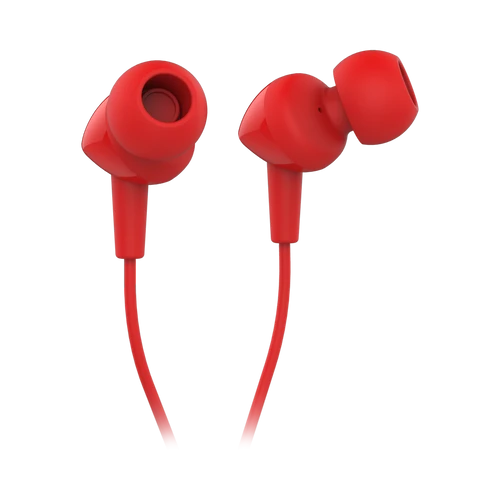 אוזניות ‏חוטיות JBL C100SI אדום - יבואן רשמי