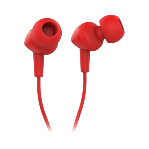אוזניות ‏חוטיות JBL C100SI אדום - יבואן רשמי