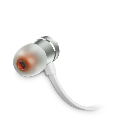 אוזניות ‏חוטיות JBL T290 כסף לבן