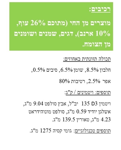 שימור מעדן פטה ארנב 400 גרם לחתולים