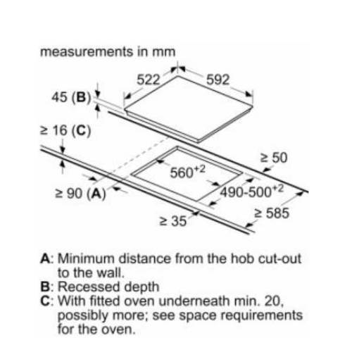 כיריים קרמיות טאצ' Siemens ET631FNB1Y