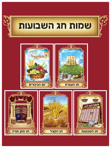 ערכת תמונות שמות חג השבועות/ש.ה.