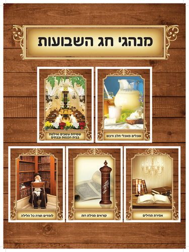 ערכת תמונות מנהגי חג השבועות