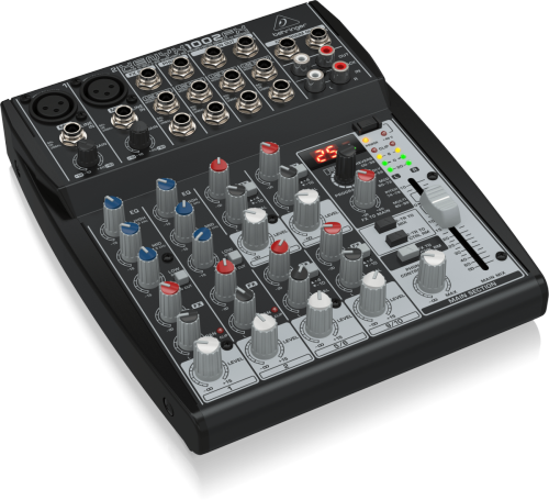 מיקסר 10 ערוצים הכולל מולטי אפקט מובנה Behringer 1002FX