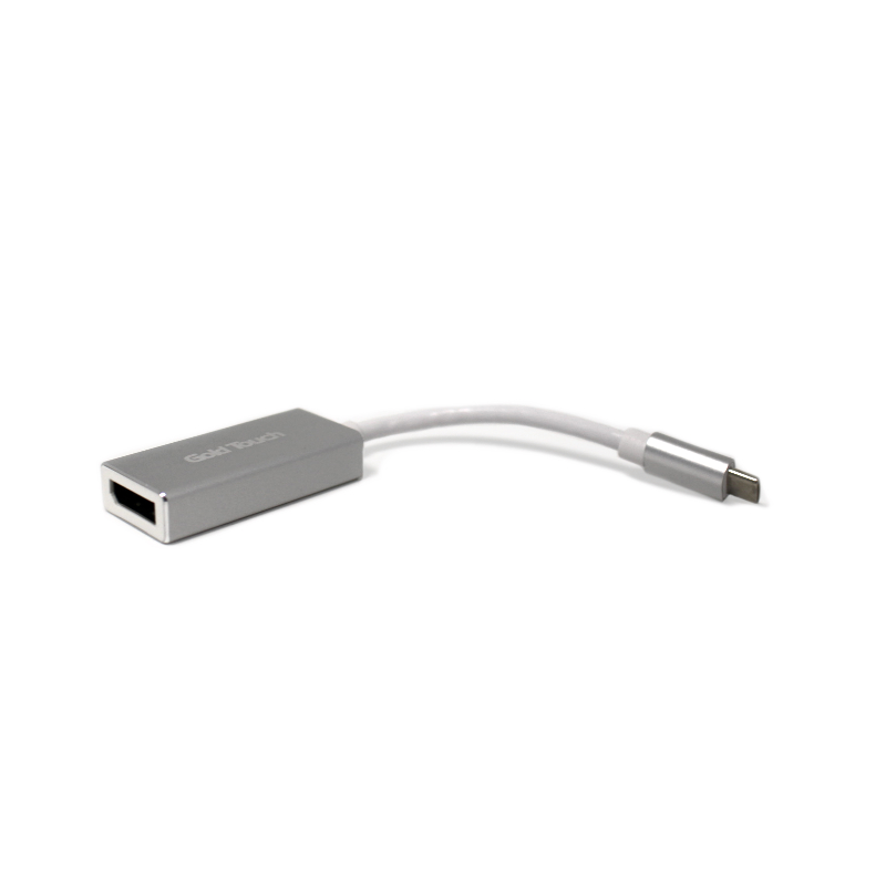 מתאם USB 3.1 Type-C זכר לחיבור Display Port נקבה Goldtouch