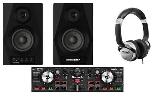 חבילת דיג'יי 2 - קונטרולר DJ2GO2 TOUCH אוזניות ורמקולים