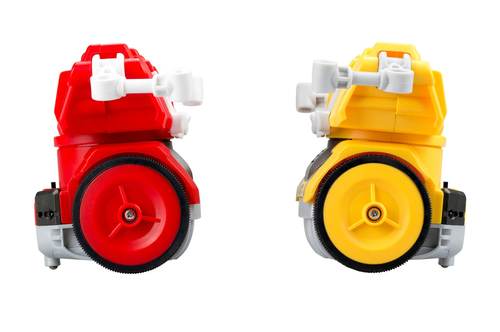 רובוטים מתאגרפים סילברליט עם צלילים הפועלים בעזרת מחוות ידיים, כולל 6 כלי נשק שונים  