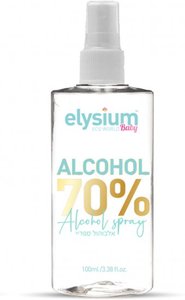 תרסיס 70% אלכוהול Elysium Baby - נפח 100 מ