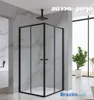 מקלחון פינתי סניטק ספרטה הזזה 78.5-80.5 שחור
