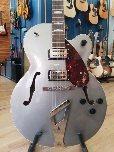 גיטרה חשמלית Gretsch G2420 Streamliner Hollow Body Phantom Metallic w/Chromatic II & Broad'Tron BT-2S Pickups