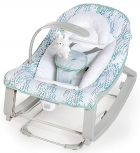 טרמפולינה 3 ב 1 הופכת לנדנדה וכיסא פעוט עד משקל 18 ק"ג KEEP COZY עם מנגנון רטט - תכלת