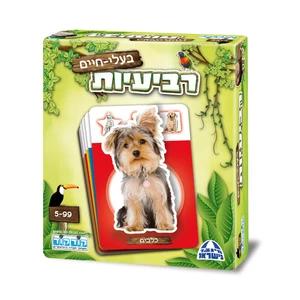 משחק קלפים רביעיות בעלי חיים