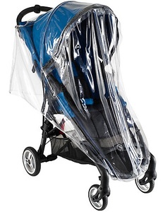 כיסוי גשם ורוח פרימיום לעגלות תינוק וטיולונים עם רוכסנים
