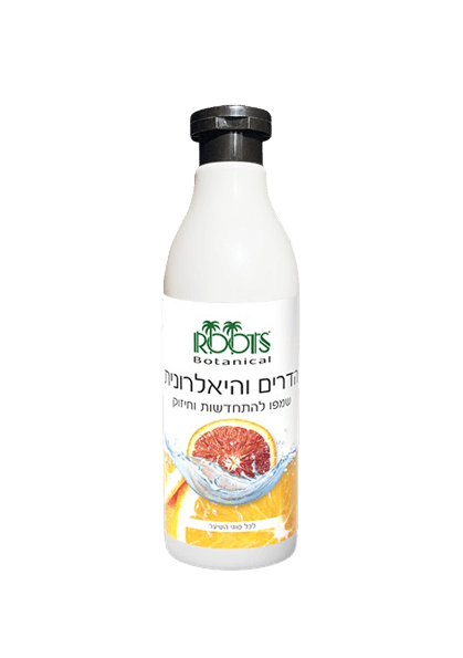 רוטס | שמפו הדרים והיאלרונית | 500 מ"ל |