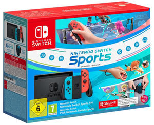 Nintendo Switch V2 Neon Switch Sports Bundle
