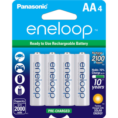 חבילת 4 סוללות מקורית Panasonic Eneloop AA
