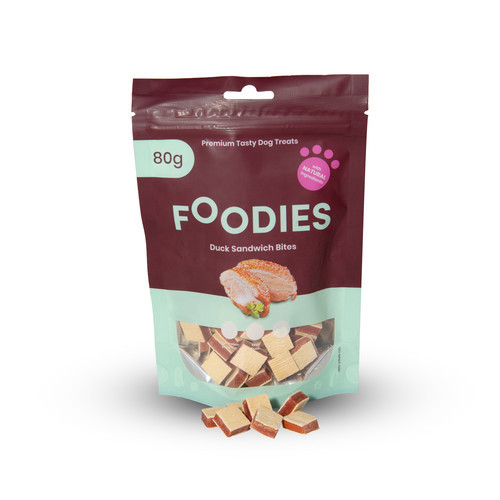 חטיף FOODIES פודיס נגיסי סנדוויץ' ברווז 80 גרם