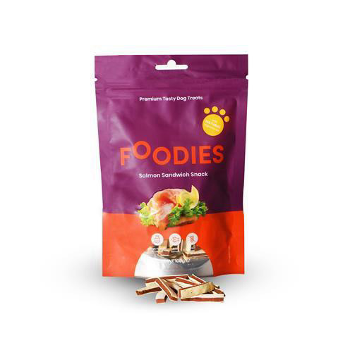 חטיף FOODIES פודיס סנדוויץ' סלמון 100 גרם