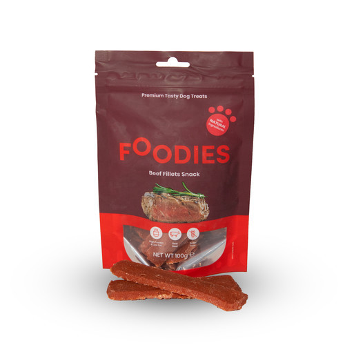 חטיף FOODIES פודיס פילה בקר 100 גרם